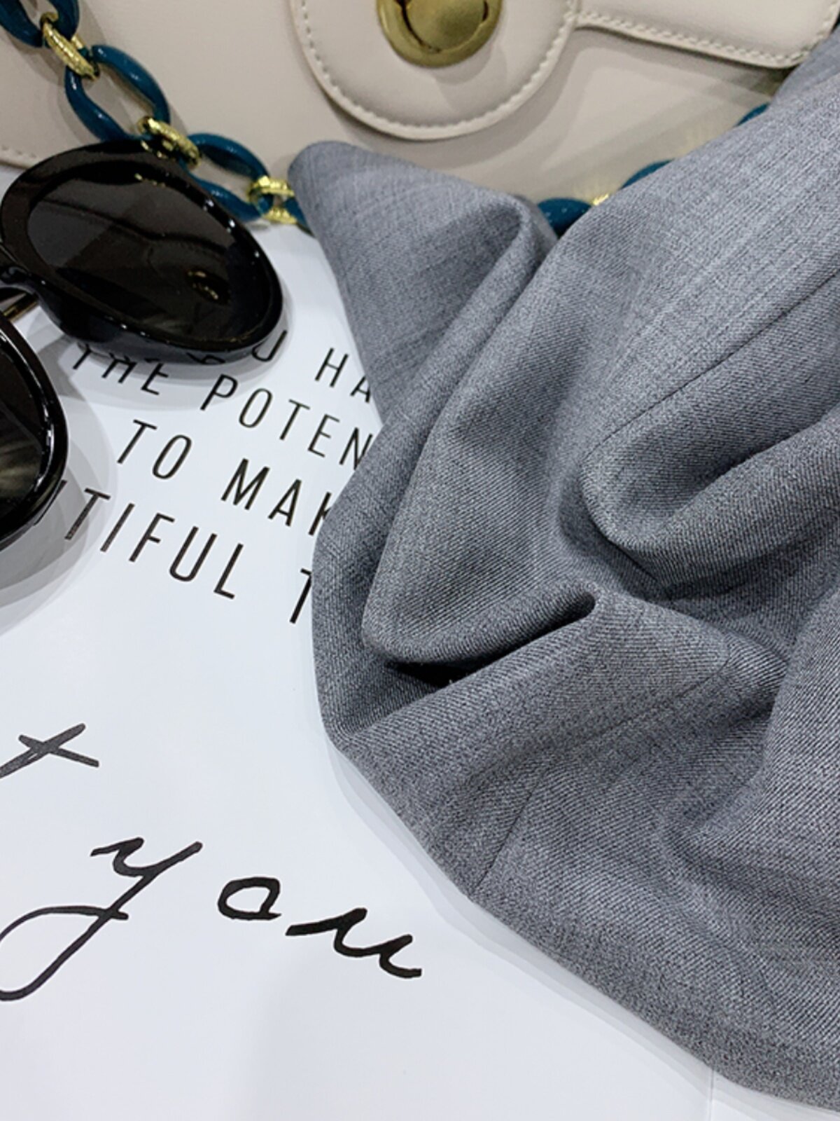 EARLY AUTUMN WOMENS 2024 NEW WORSTED WOOL BLAZER WOMENS SKINNY GRAY SUIT WOMENS PROFESSIONAL SUIT TOP