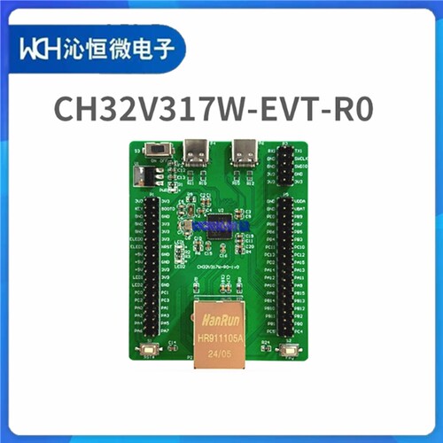 CH32V317W-EVT-R0评估板/开发板 CH32V317WCU6工控板 内置百兆PHY