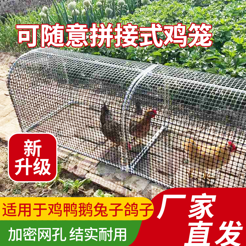 鸡笼隧道户外养鸡专用跑道