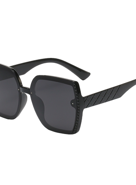 防紫外线防晒方形墨镜时尚潮流女