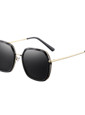 防紫外线防晒圆形墨镜时尚潮流女