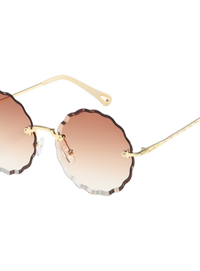 墨镜海洋片多边形个性风太阳镜