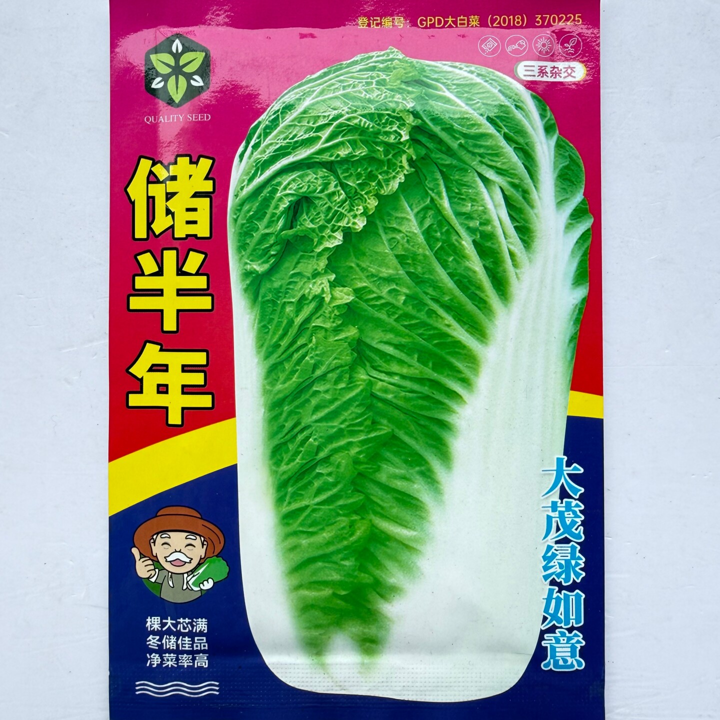 储半年冬储东北大白菜种籽秋播白菜种子春耐储存北方酸菜蔬菜种孑