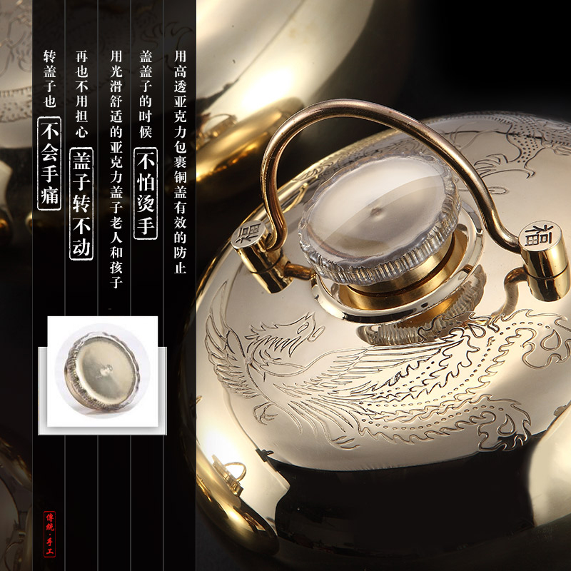 湯婆子純銅加厚日本熱水袋注水銅暖壺燙捂子暖腳燙壺湯婆婆暖手寶