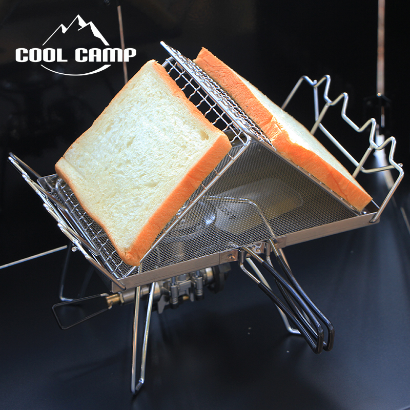 COOLCAMP304两片烤面包架烘烤器