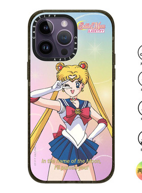 香港代购Casetify  Catch Phrase Sailor Moon美少女战士适用iPhone14/13/12/Pro/Max手机壳