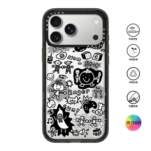 香港代购Casetify 社交电量 适用苹果手机iPhone17/16/15/14/13/12/Pro/Max手机壳