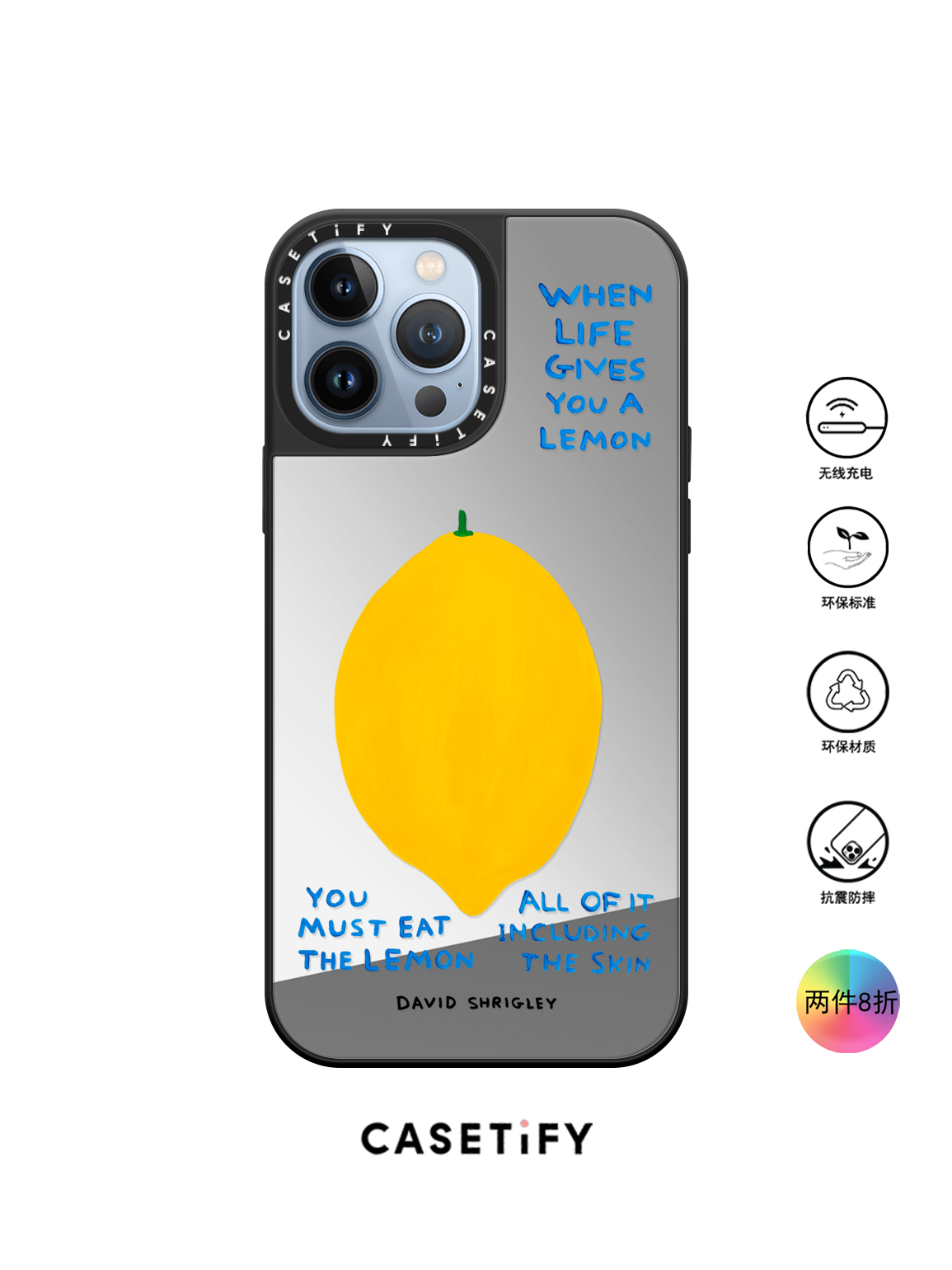 香港代购Casetify Gives You A Lemon柠檬适用iPhone13/12/11PM