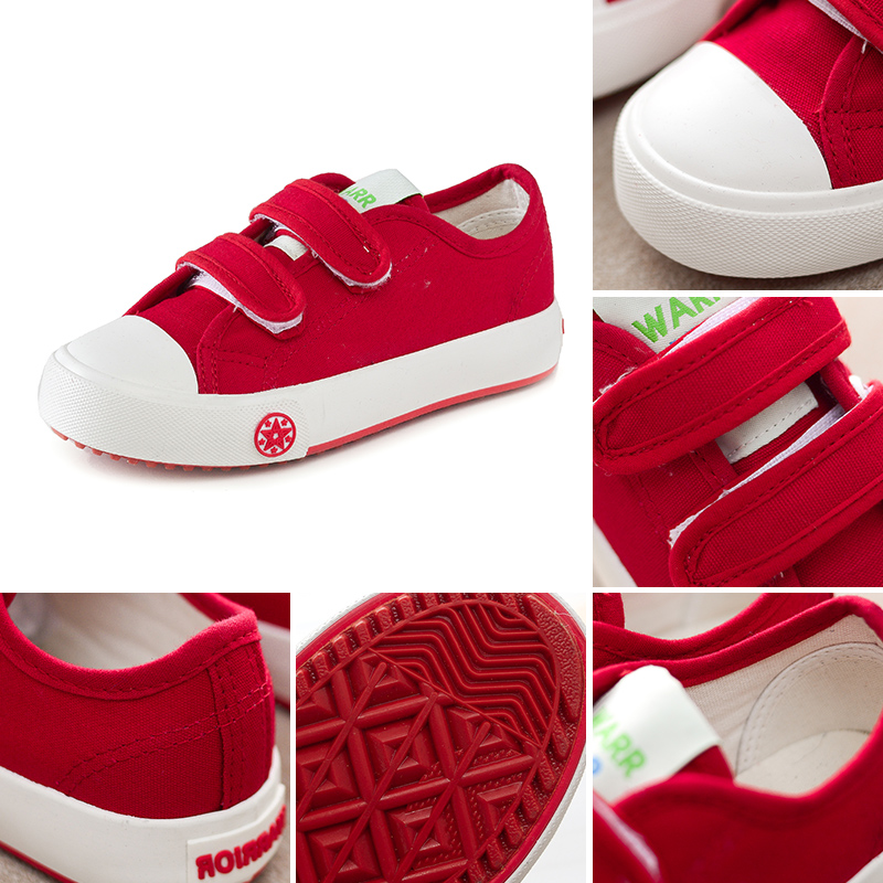 Chaussures enfants en toile WARRIOR suture de voiture pour printemps - semelle caoutchouc - Ref 1036782 Image 5