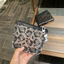 可爱kitty猫网纱化妆包透明手拿便携外出旅行收纳包随身简约包女