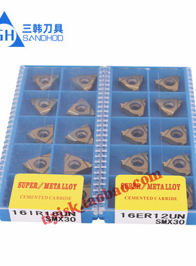 三韩螺纹刀片挑丝刀粒牙刀16ER/IR 12/20/16UN SMX30美制60度螺纹