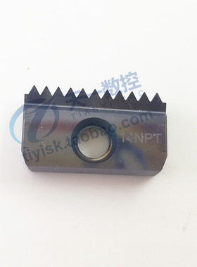 螺纹铣刀片英制55度 美制60度 锥管螺纹梳刀片14NPT 11W 11.5NPT