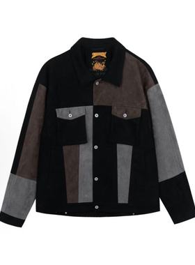 INXX Standby 三色拼色仿麂皮绒休闲外套夹克多色拼接XMD3140926