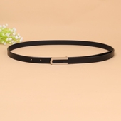 纯牛皮细腰带女士配连衣裙子百搭时尚 韩版 小众风裙带简约真皮皮带