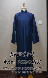 民国地主老爷上海滩冯敬尧杜月笙管家长衫大褂舞台演出服装出租