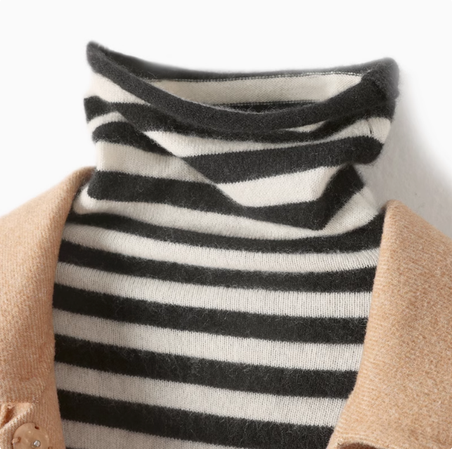 秋冬宽松显瘦内搭高领毛衣