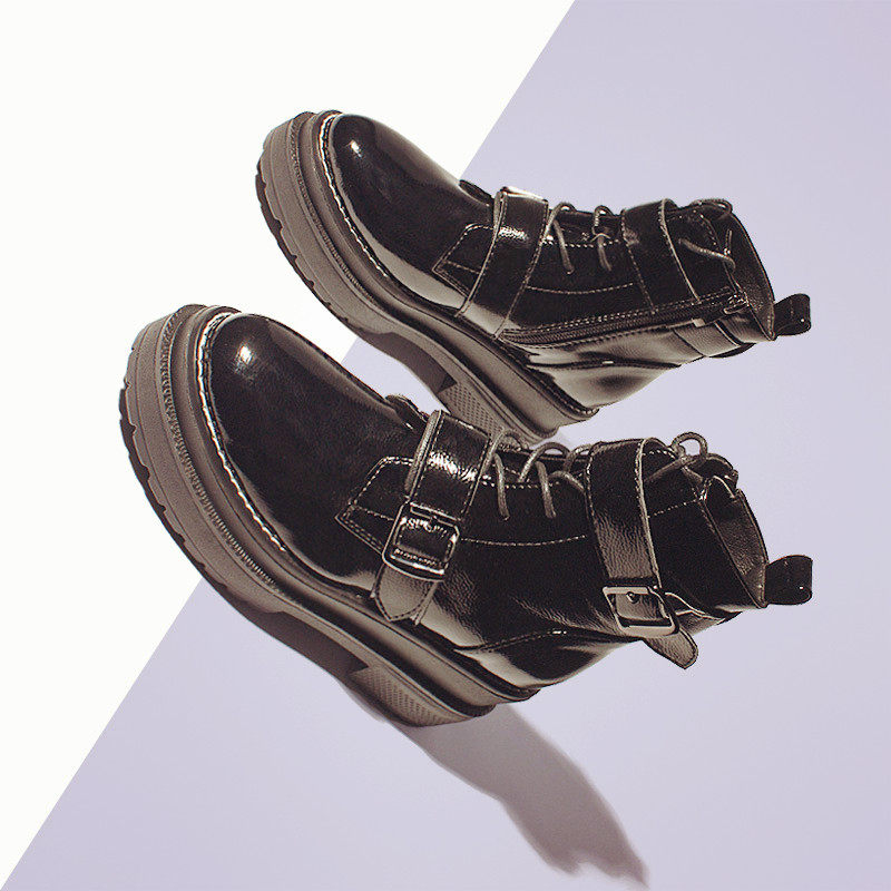 2021秋冬新款chic马丁靴女短靴厚底松糕休闲欧美韩版百搭ins单靴|ruв категории Женская обувь, сапоги - от Buy2taobao.com для оказания профессиональной услуги покупки агента Taobao