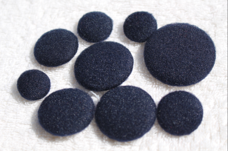 藏青色毛呢大衣专用纽扣布包扣毛昵大衣扣昵子扣呢子扣