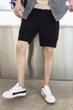 K67/P32日系刺绣质感人字纹五分裤工装中裤大码短裤，男装休闲裤，电商A141