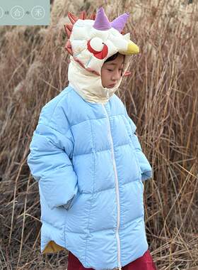 恐龙羽绒服长款加厚明智合禾
