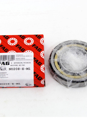德国FAG原装进口轴承 N208E.M1.C3 圆柱滚子轴承 全新正品