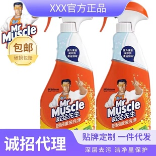 威猛先生厨房重油污净500g柠檬香型油污清洁剂威猛油烟净包邮量批