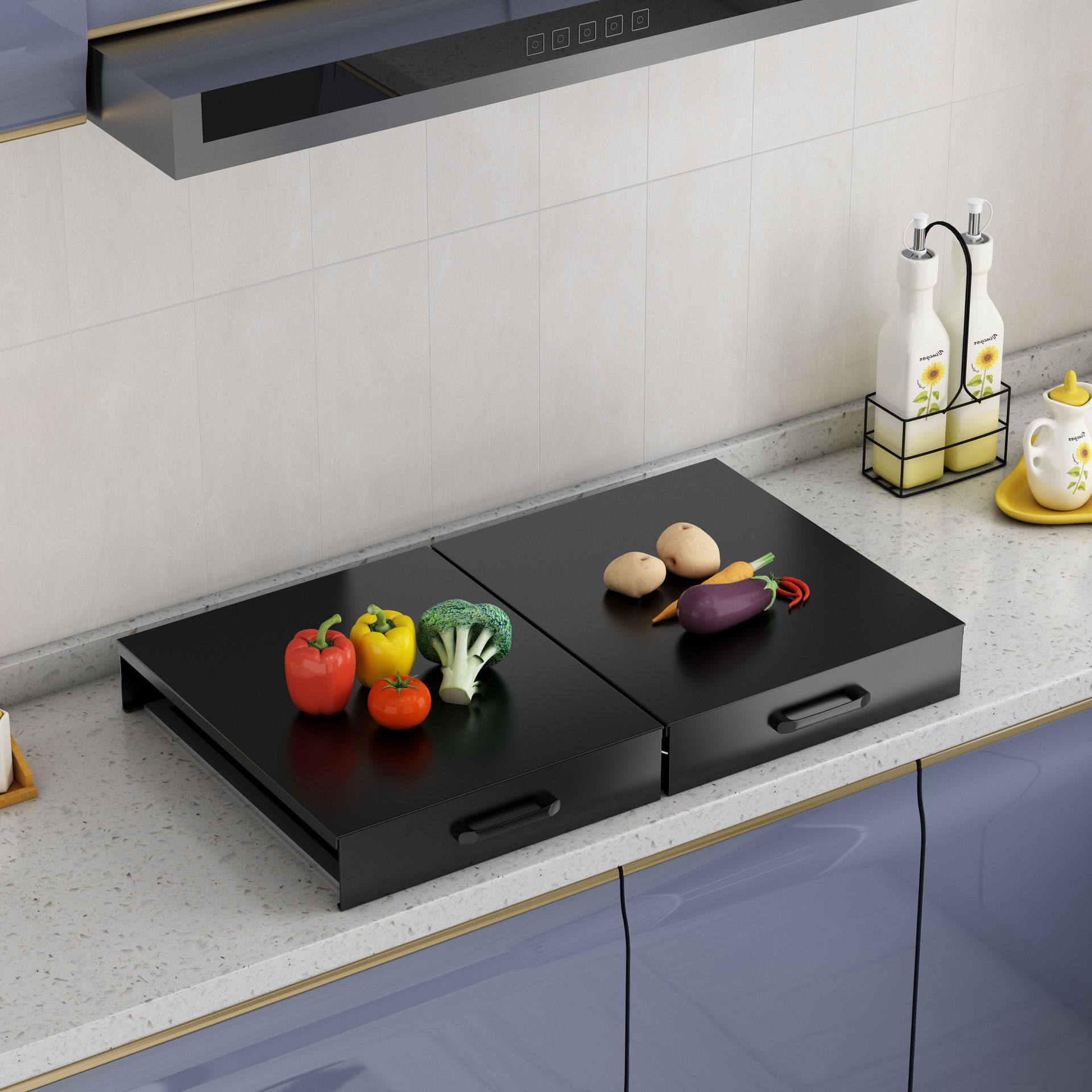 厨房置物架煤气灶盖板罩家用电磁炉支架台托架放锅煤气燃气灶底座