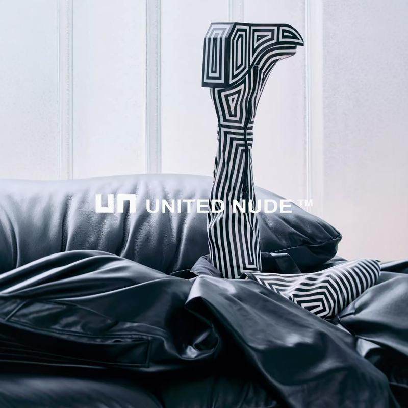UN UNITED NUDE 2024秋冬新品Wa Long Boot Hi女士时尚长过膝长靴