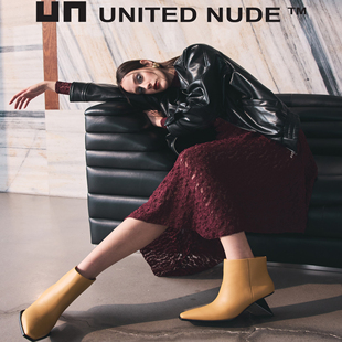 Bootie异形跟时尚 百搭女靴 Pull unitednude2025秋冬新Rockit