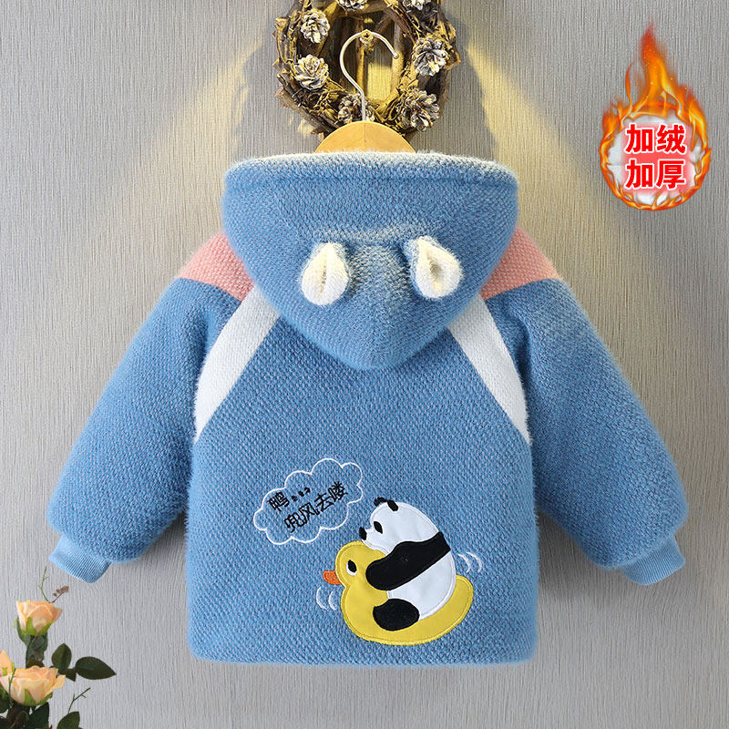宝宝连帽棉服外套2024