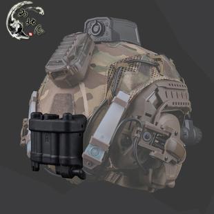 AN/PVS31 战术电池盒便携仿真模型 魔术贴夜视仪配件多款头盔通用
