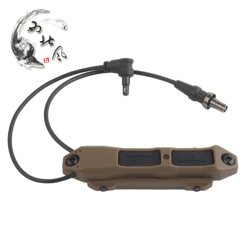 西北风 TAPS 线控开关crane laser+SF M300 PEQ双控按键鼠尾M-LOK