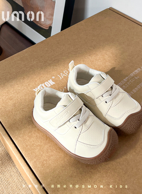 书萌男童运动鞋2026春季新款小童白色休闲鞋女幼儿园宝宝鞋小白鞋