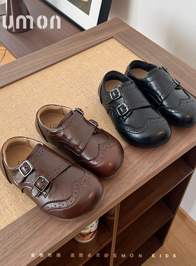 女孩英伦风黑色演出鞋软底宝宝鞋防滑单鞋儿童皮鞋春秋新款女童鞋