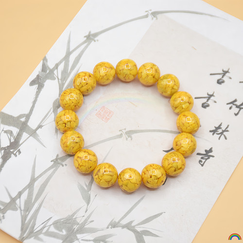 Rwbuy原矿雄黄朱砂手串