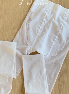 三只小鸭舞蹈袜夏季薄款丝袜女童夏白色连裤袜跳舞裤袜练功打底裤