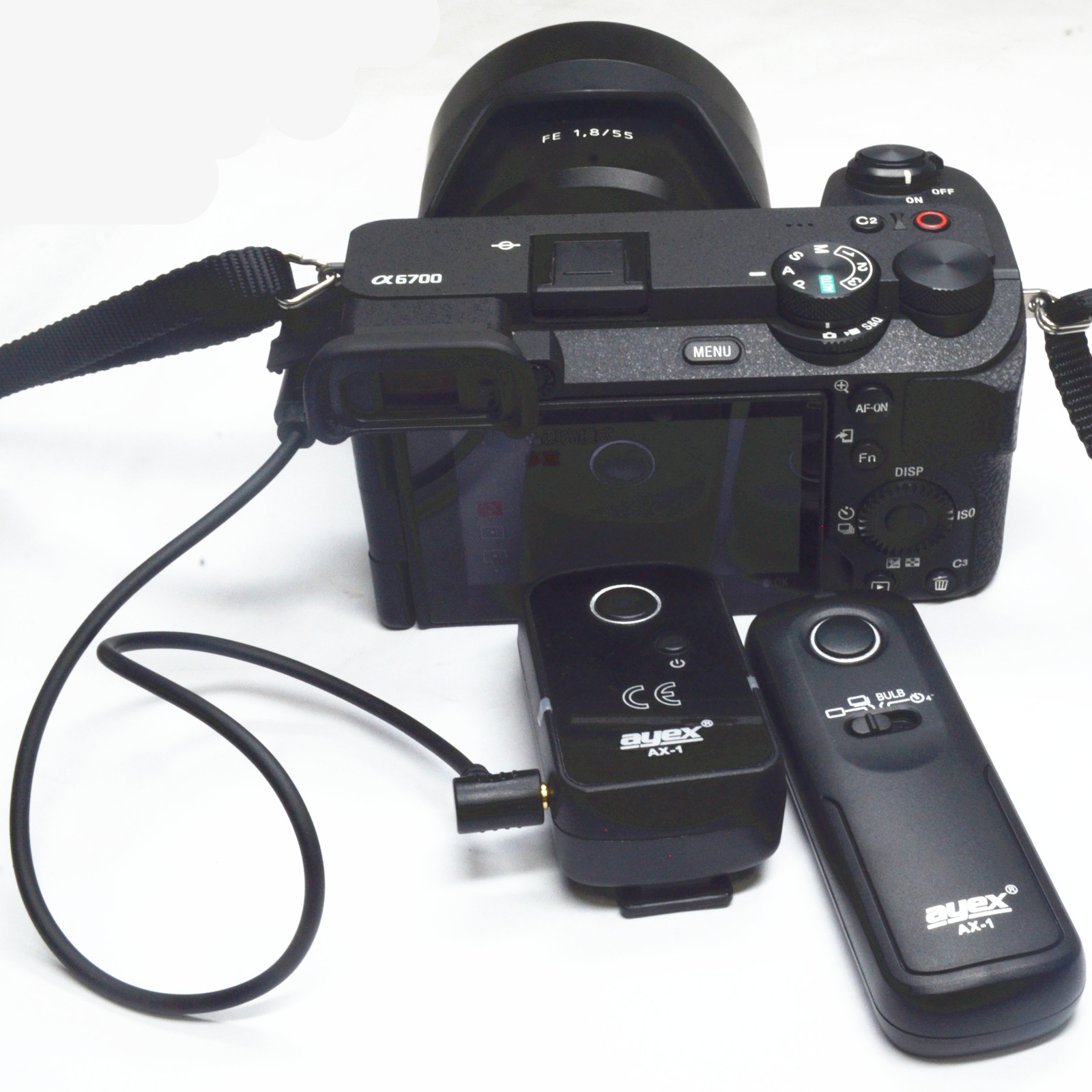 品色TW-283 RW-221 T8 T6 TF-361无线遥控连接线适用索尼A7C相机