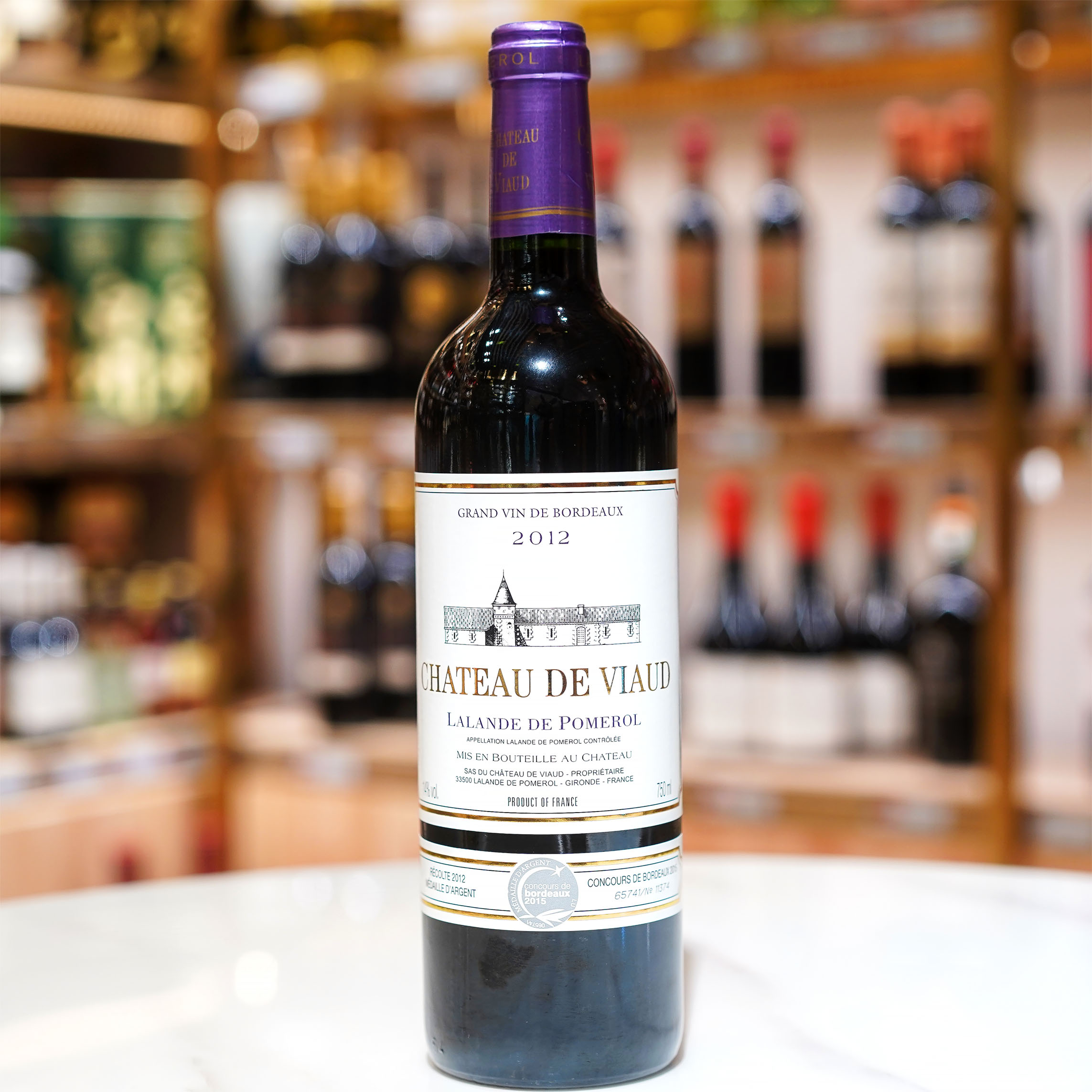 法国原瓶进口波尔多右岸波美侯产区村庄级名庄雷沃堡干红葡萄酒