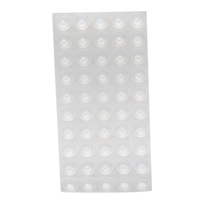 仕达防滑胶粒橱柜衣柜门碰胶粒防撞消声垫防碰垫片8*2.5mm*100粒