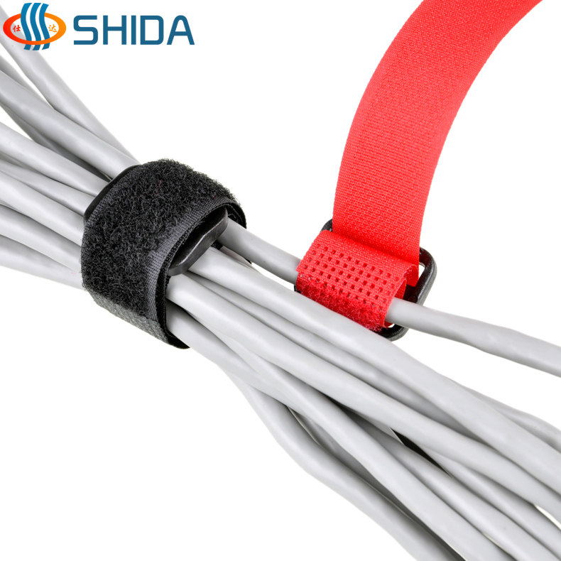 仕达魔术贴扎带正扣日字扣可固定防丢粘扣带绑物扎线束线理线带