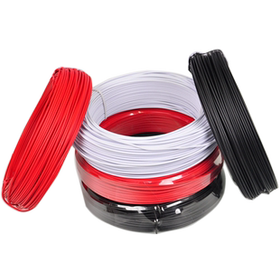 1.0塑料PVC扎线镀锌铁丝包塑光缆通信绑扎带环保圆形铁芯扎丝绑线