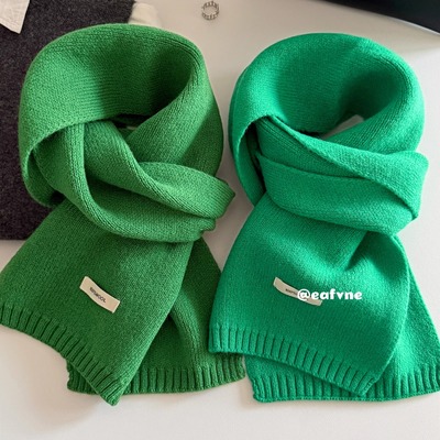 围巾百搭2025冬季保暖针织围脖