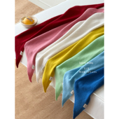 高品质澳毛100%纯羊毛三角巾围脖女秋冬百搭保暖领巾头巾披肩围巾