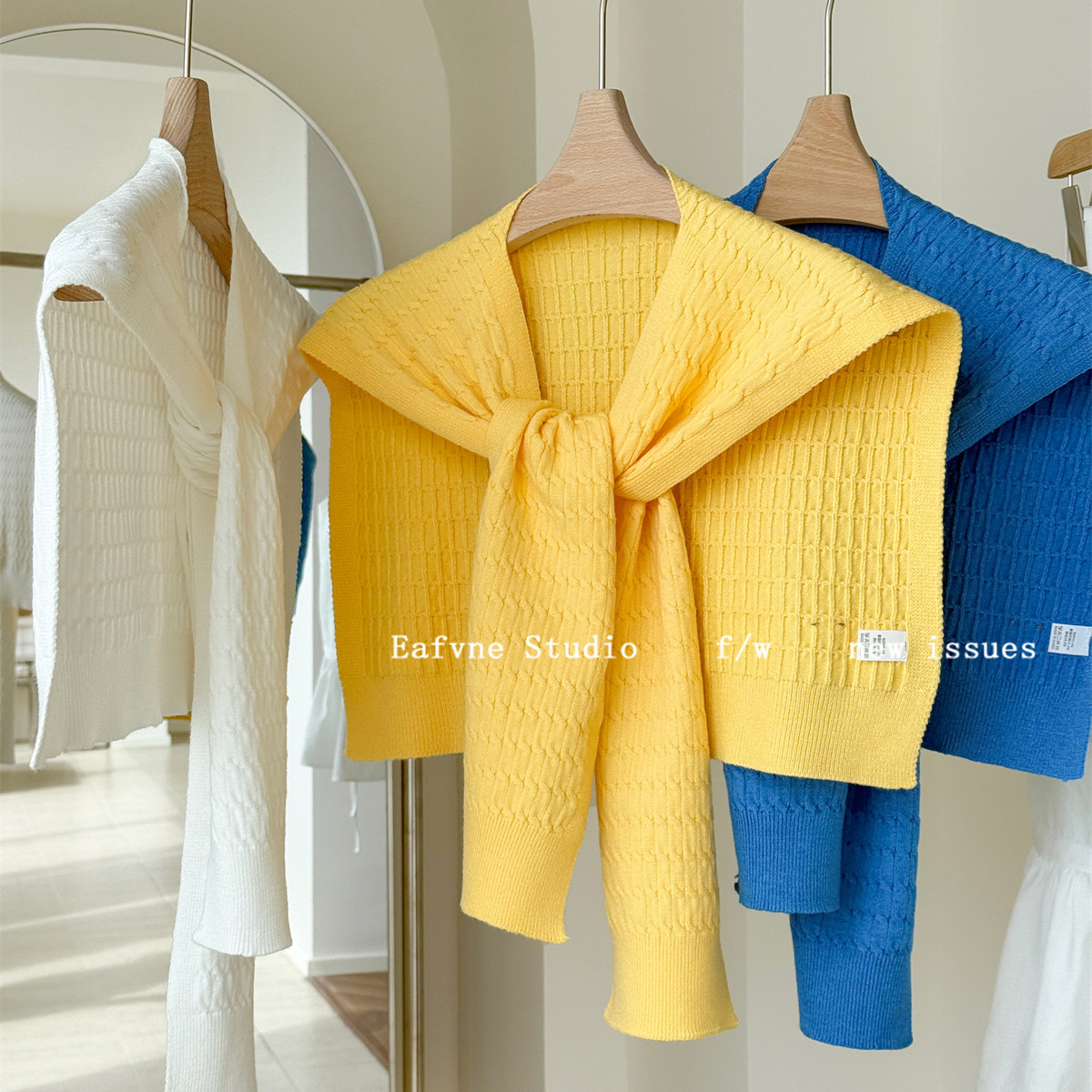 法式经典绞花针织保暖外搭披肩 时髦纯色毛线打结护颈坎肩春夏,服饰配件/皮带/帽子/围巾,围巾/丝巾/披肩,淘宝优惠券,粉丝福利购,淘宝优惠卷