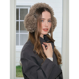 冬日保暖防寒软糯毛绒耳罩百搭个性 护耳防冻耳套 可折叠耳暖女冬季