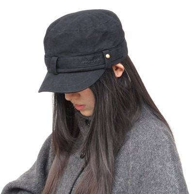 早秋韩系百搭显脸小ins风平顶帽女帽鸭舌平顶帽日常复古女款新款