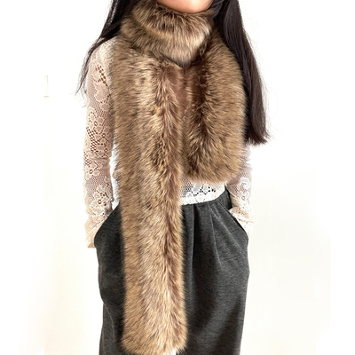 围巾保暖防寒仿皮草冬季百搭