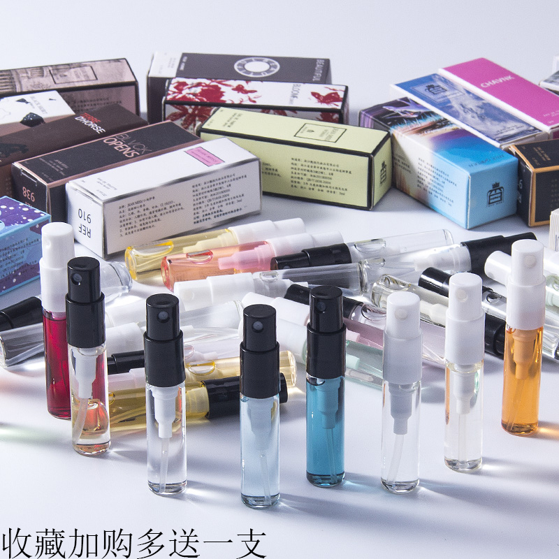 6支男士香水小样正品大牌白茶银色山泉脏话冥府木质持久淡香清新