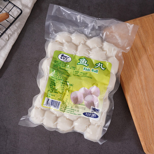 tvi泰国鱼肉丸 进口清真即食章鱼花枝豆火锅食材 鱼丸500g原装