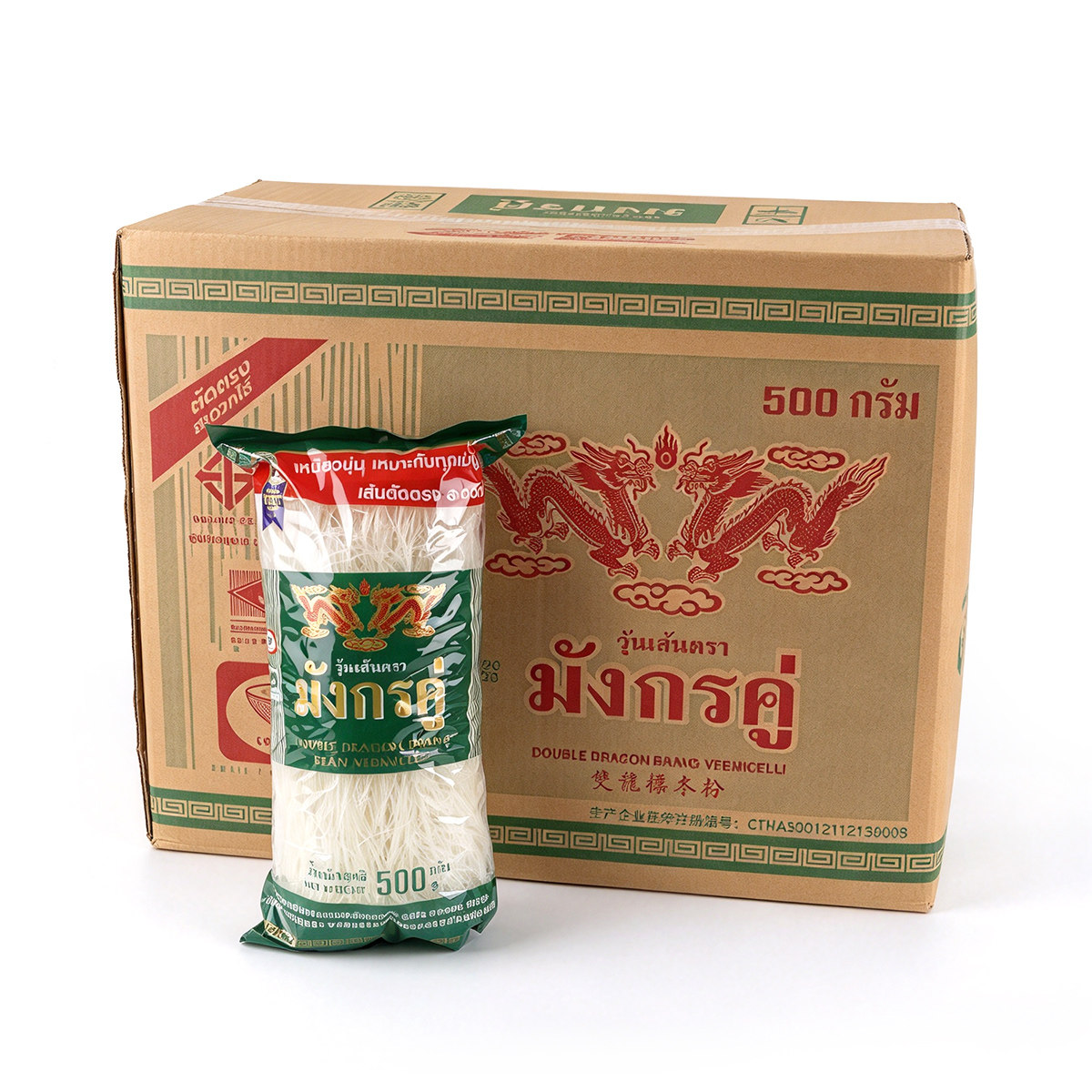 整件泰国进口 初昌双龙标冬粉500g 绿豆粉丝手标粉丝雙龍標冬粉